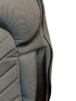 روکش صندلی پارچه جودون درجه ۱ طرح تایگر طوسی نوار مشکی خودرو ۲۰۶/۲۰۷/رانا پلاس
